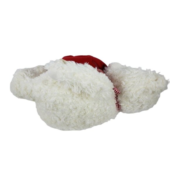 Hallmark From My Heart Bear 14 in Plush Valentines Day White Red Zippered Heart - Picture 3 of 8